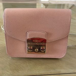 Furla Metropolis Mini Crossbody Blush Pink
